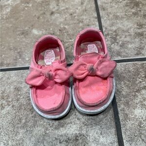 Pink Bow Kids Shoes